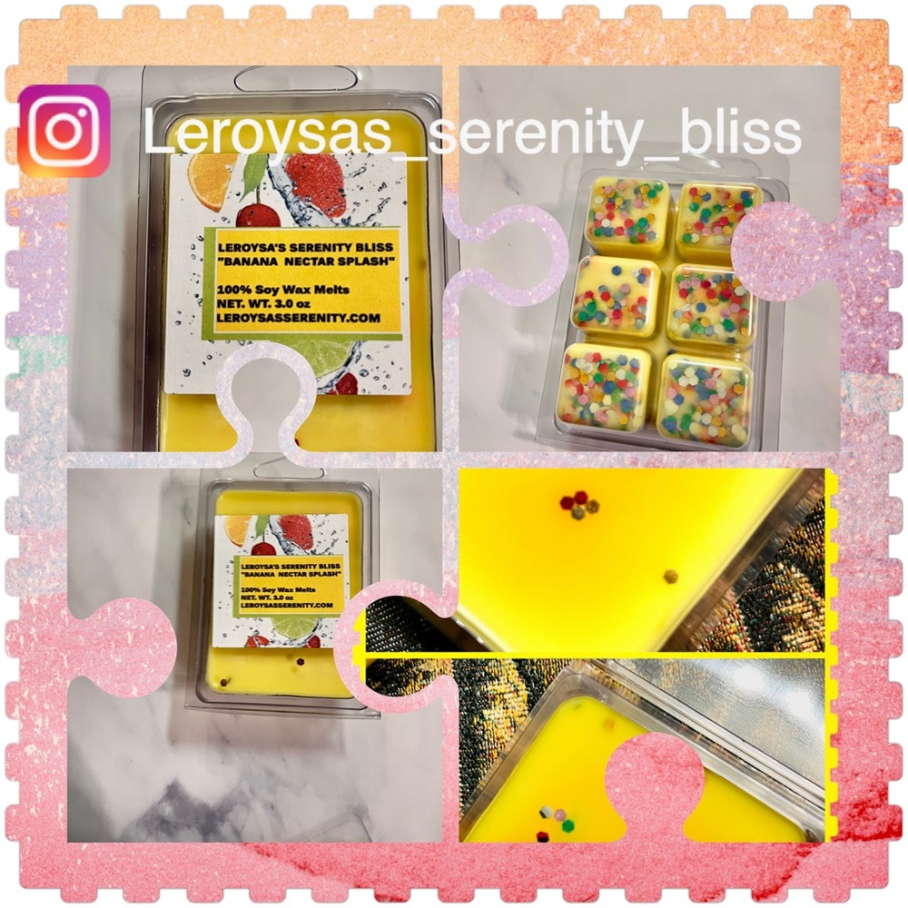Soy Wax Melts- Banana Nectar Scent!